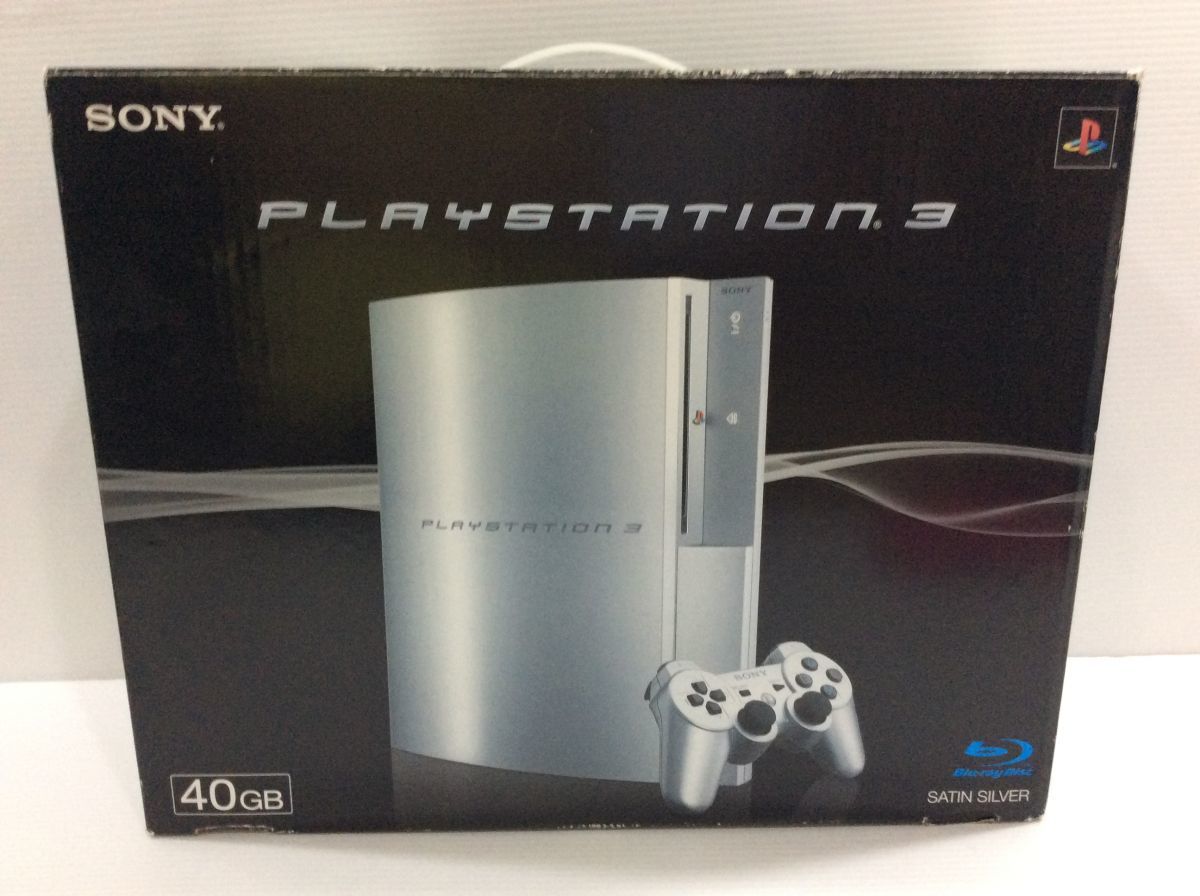 PS3 本体 CECHH00 40GB サテンシルバー 取説欠品 2A0106-008hh /E2 ,お