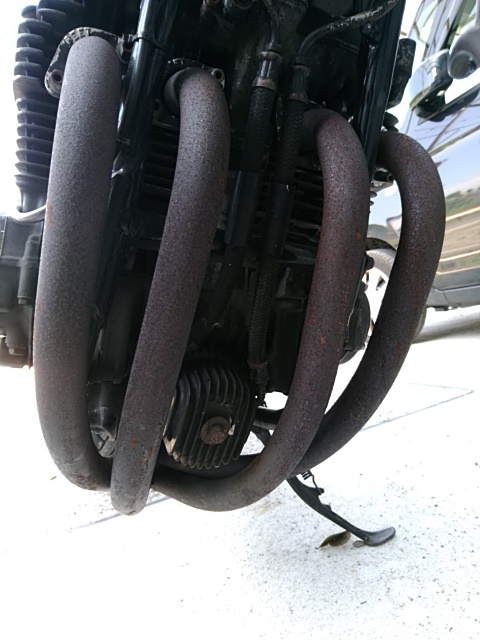 XJ400用当時物BEETレース管 XJ400D YSP 4G0(マフラー本体（社外