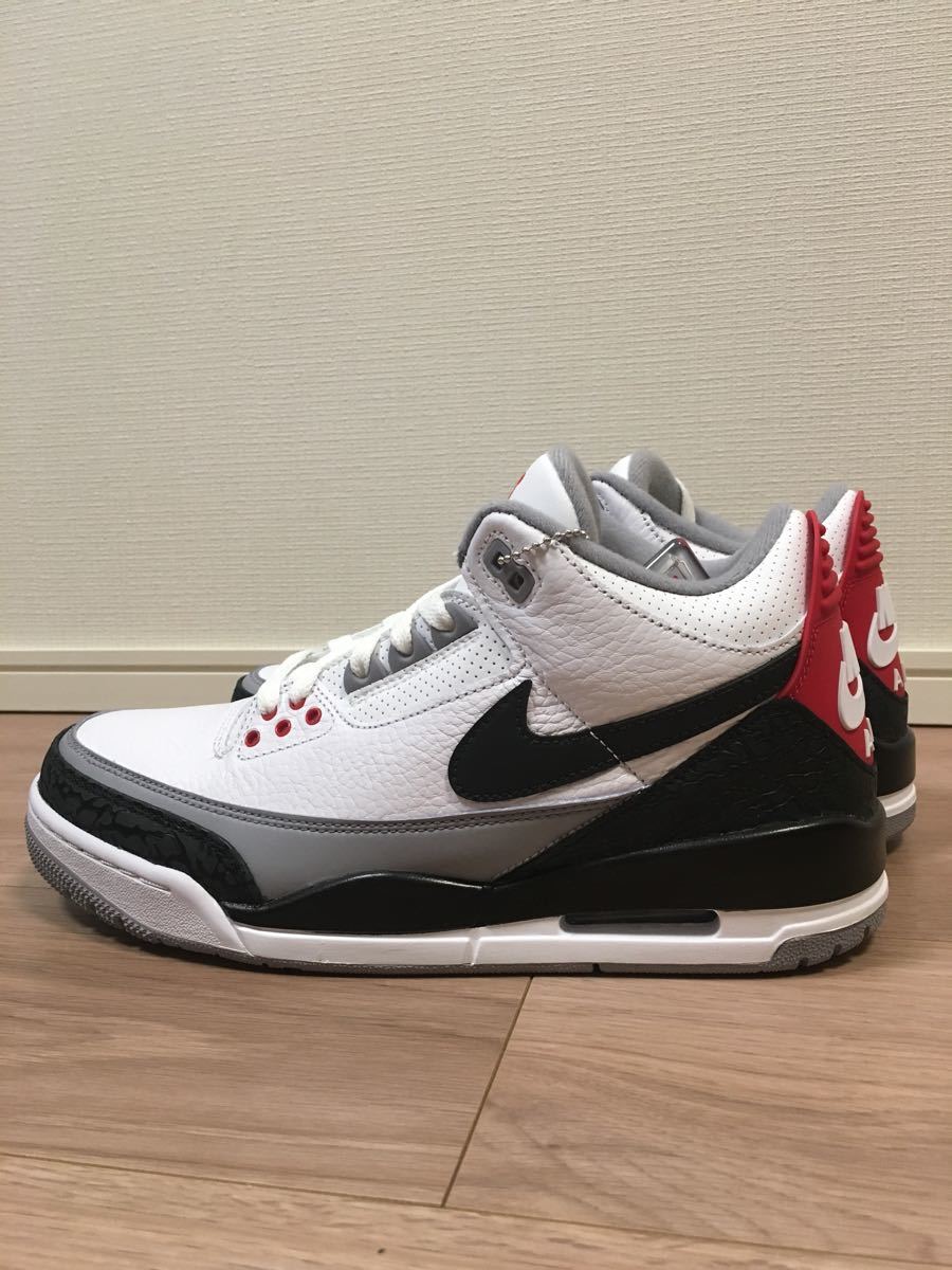 【売り切り！黒タグ付！新品未使用！27.5㎝！US9.5】NIKE AIR JORDAN 3 RETRO TINKER NRG OG CEMENT QUAI 54 12345678910 ATMOS JUST DO IT
