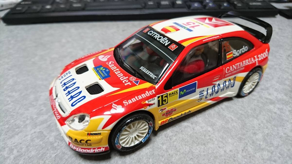 SCALEXTRIC CITROEN XSARA T4/WRC 中古品 スロットカー 1/32スケール