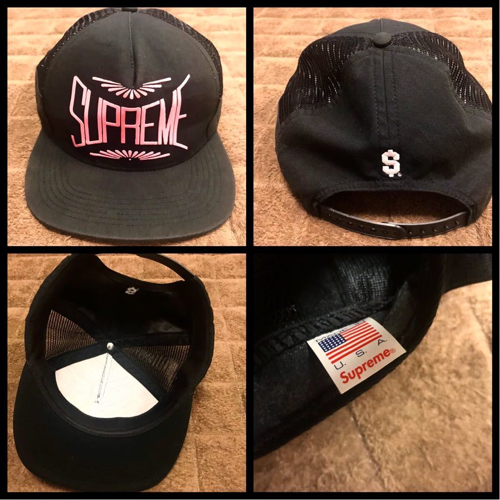 suprem シュプリーム 5パネル キャップ made in usa Eye CAP ファラオ