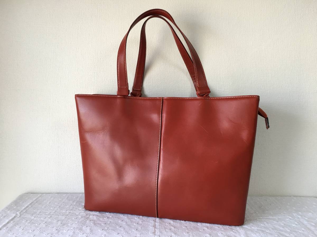 ☆ほぼ美品☆5T693☆トートバッグ☆ ALLANT レザー 髙島屋 日本製