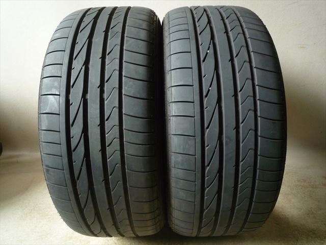 バリ溝激安中古タイヤ 255/45R19 100V BS DUELER H/P SPORT 16年製 2本