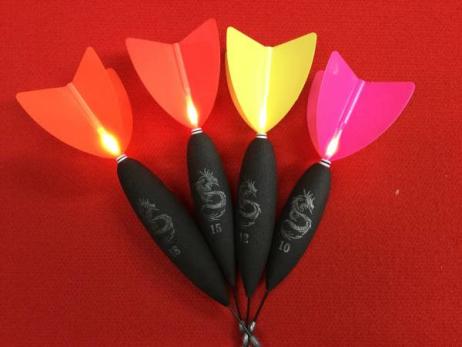 VIPプロジェクト | 4本セット 海神9軟質夜用ウキ 最新スリムボディ!撥