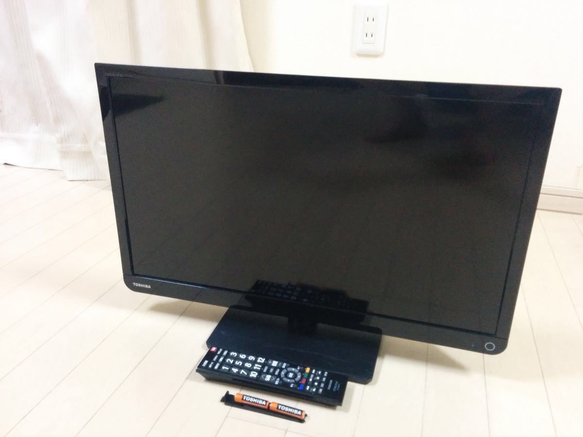 東芝 TOSHIBA レグザ REGZA 24S11 本体 リモコン スタンド ミニB-CAS