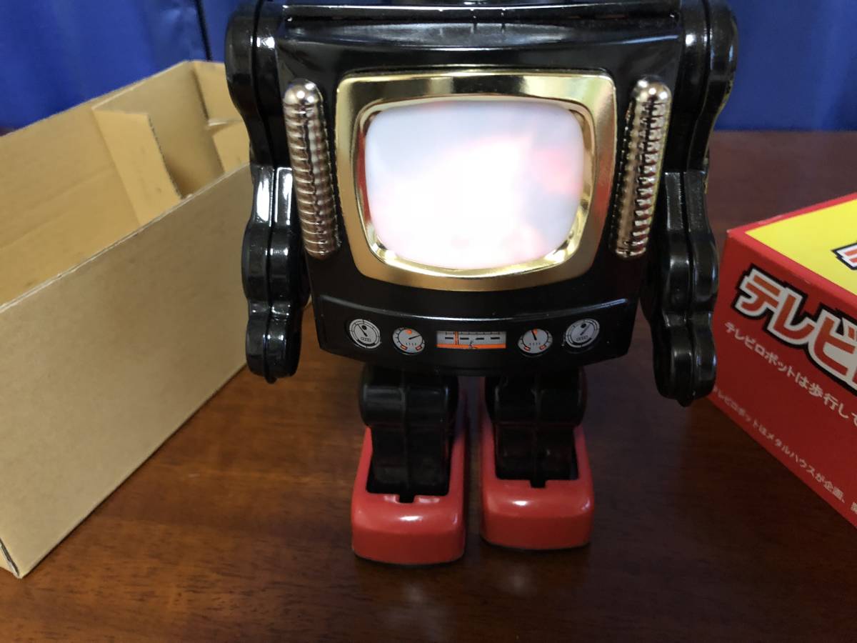 Yahoo!オークション 日本製 メタルハウス 電動 テレビロボット 中古