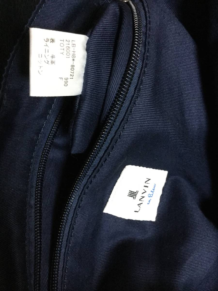 限定セール，新作 ランバン オン ブルー LANVIN en Bleu トートバッグ ブラック 中古