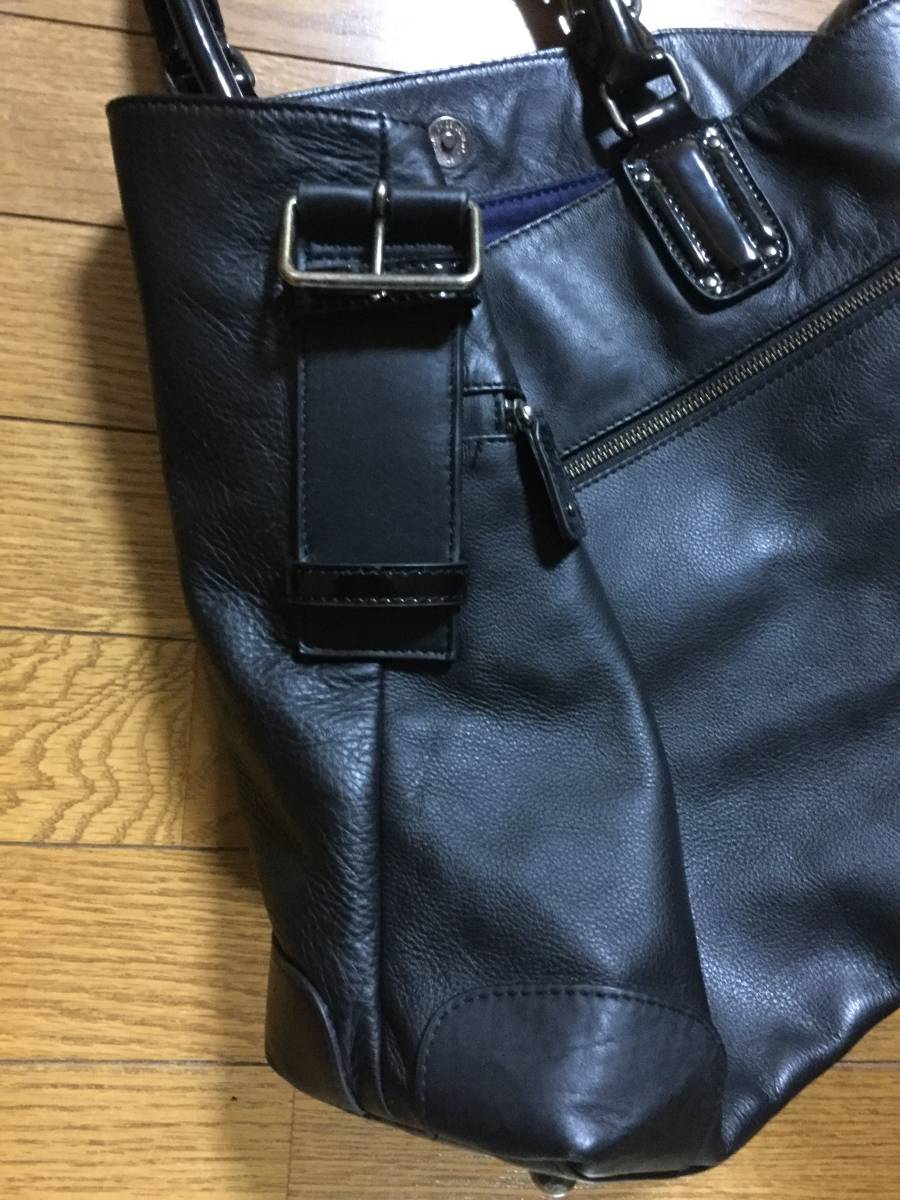 限定セール，新作 ランバン オン ブルー LANVIN en Bleu トートバッグ ブラック 中古