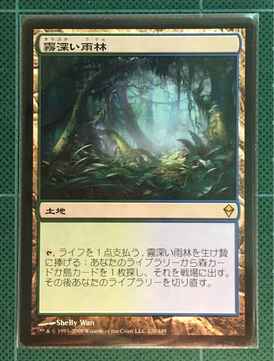 MTG 霧深い雨林 Rainforest Misty - 英語版 .: 英語 | 霧深い雨林
