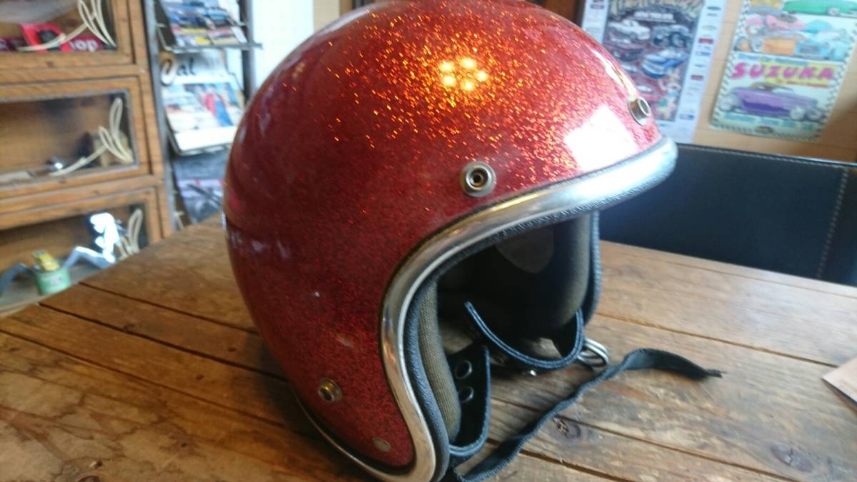ビンテージARTHUR FULMERヘルメットAF40アーサーフルマー500TX バイク