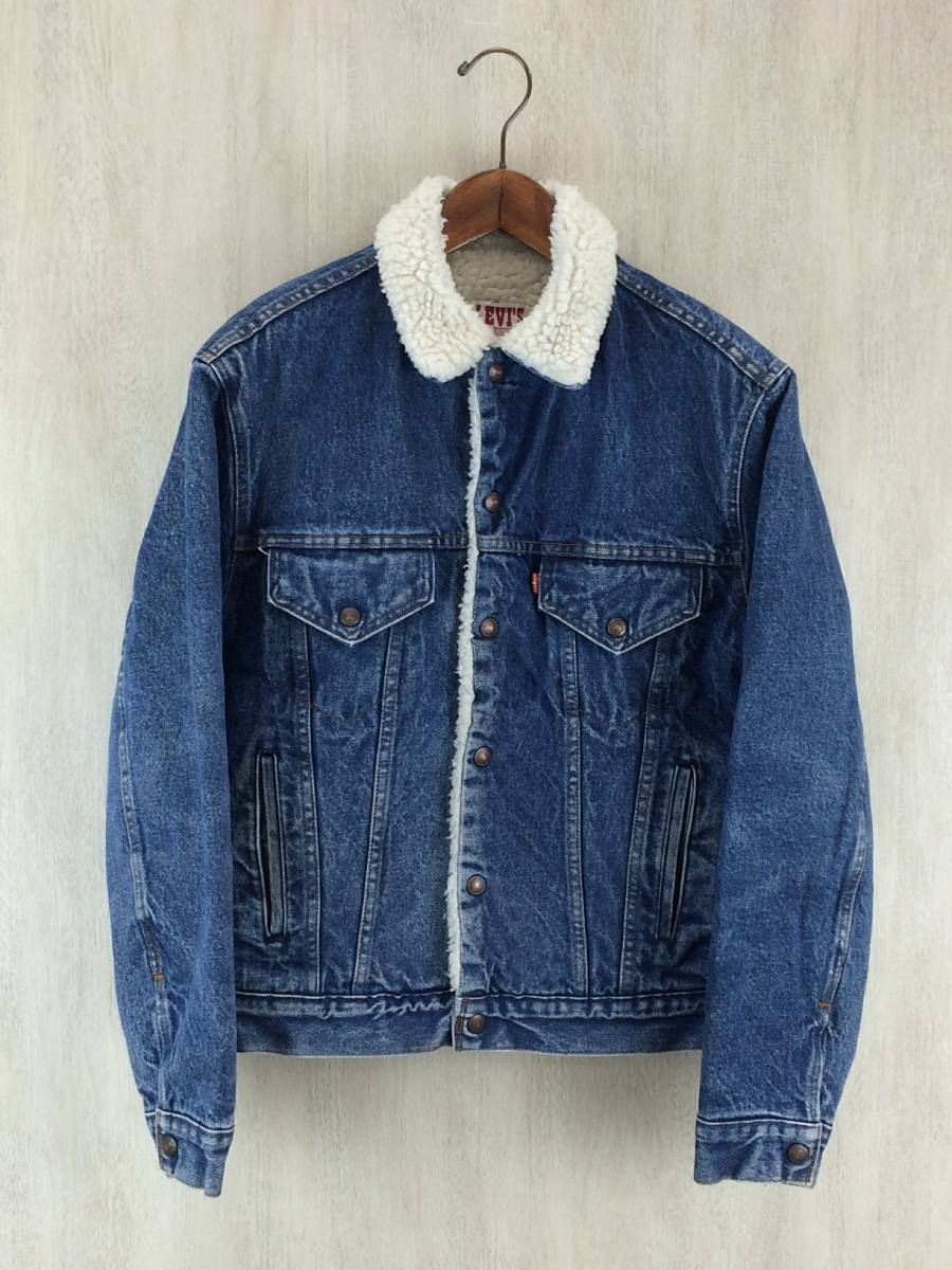 新品，人気 Levi&rsquo;s 内ボアデニムジャケット/Gジャン/38/コットン/IDG(Mサイズ)｜売買されたオークション情報、yahooの商品情報をアーカイブ公開 - オークファン ジージャン