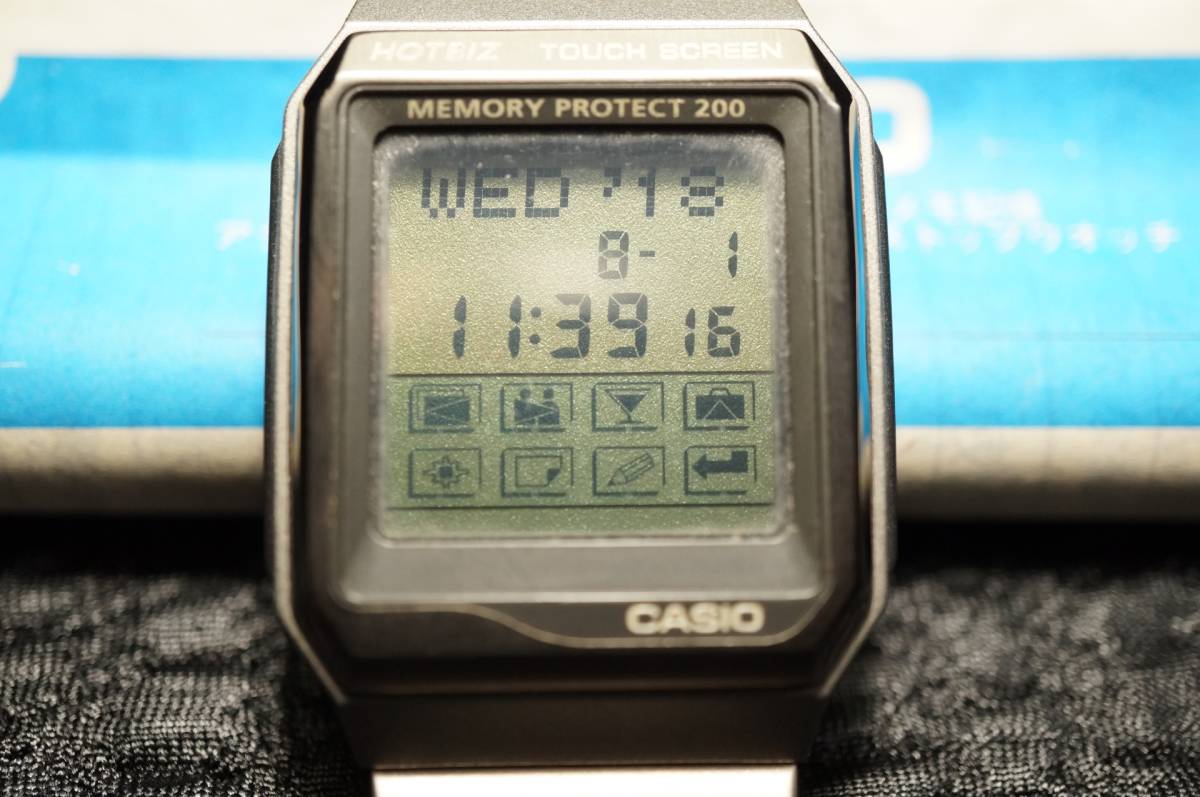 CASIO カシオ】 データバンク デジタルウォッチ 1490 取説付き 美品 