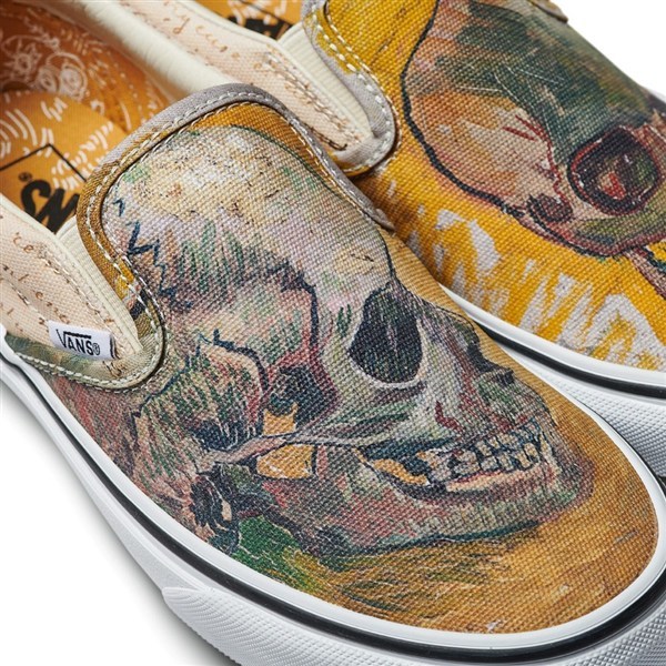 【新品未使用品】VANS × VAN GOGH CLASSIC SLIP-ON バンズ ゴッホ クラシックスリッポン 28cm us10 18FA (GOGH)SKULL スカル ドクロ