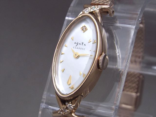 ◎ agete CLASSIC/アガット クラシック K10/ダイヤモンド/0.052ct 