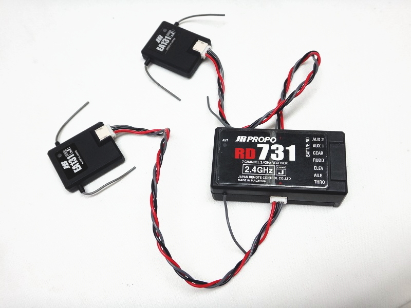 確認 Kほま8041 メール便送料160円 JR PROPO 7ch DSMJ 2.4GHz レシーバー