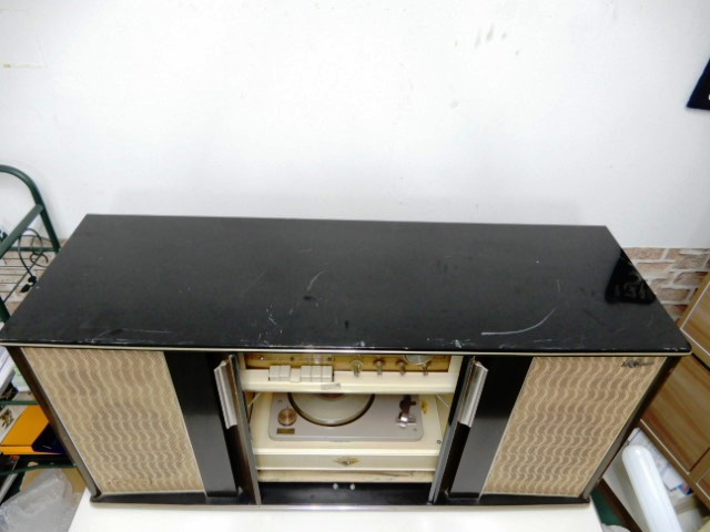 Hi-Fi Victor ビクター 真空管ラジオ FM System Echo サイド 真空管