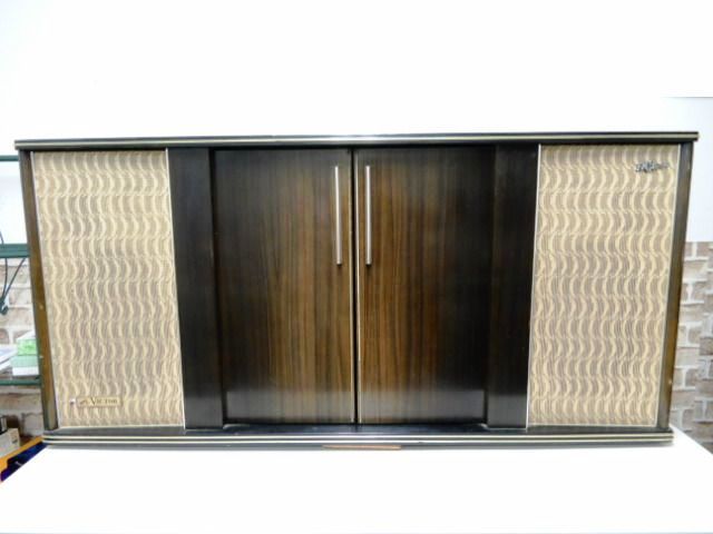 Hi-Fi Victor ビクター 真空管ラジオ FM System Echo サイド 真空管