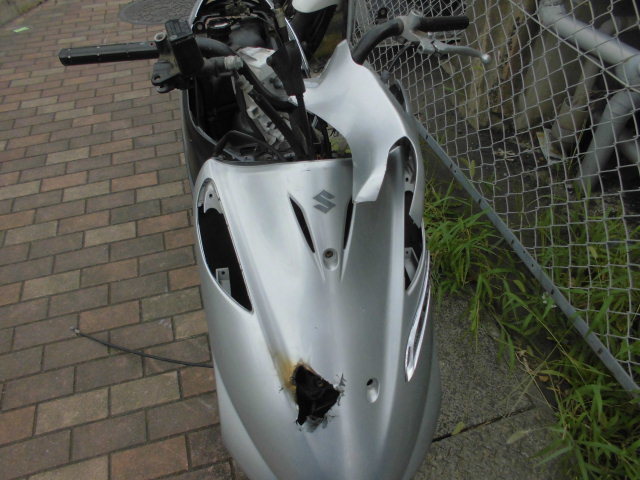 Yahoo!オークション -「アドレス v125」(部品取り車) (オートバイ車体