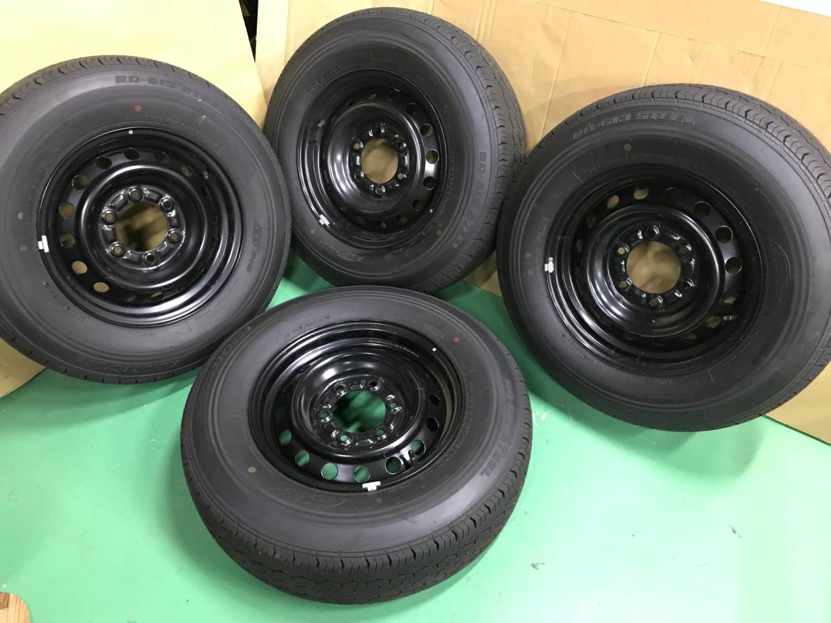 トヨタ ハイエース 純正タイヤ ホイール 4本セット 新車外し 楽天市場 