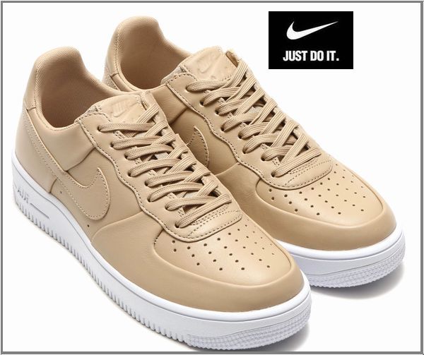 【人気SALE，爆買い】 NIKE AIR FORCE 1 ULTRAFORCE LTHR ナイキ エア フォース 1 ウルトラフォース 本革 レザー スニーカー 27㎝ 845052-200 ベージュ(27.0cm)｜売買されたオークション情報、yahooの商品情報をアーカイブ公開 - オ 27.0cm