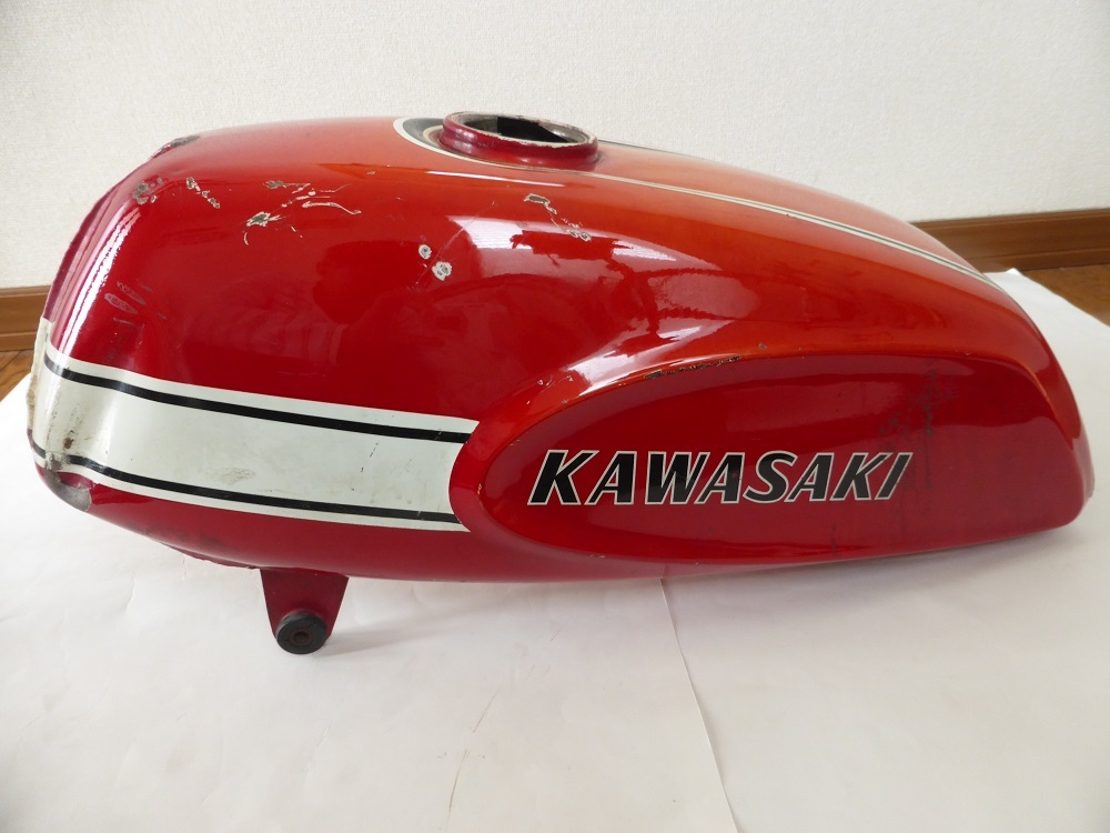 純正】500ss サイドカバー 赤 マッハ3 エグリ 初期 1970 MachⅢ