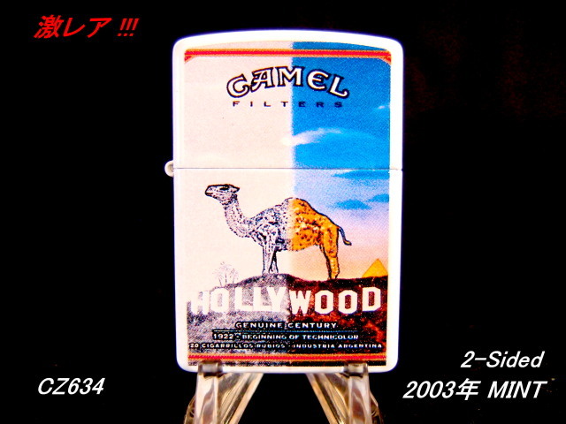 人気定番，新作登場 CAMEL ZIPPO HOLLYWOOD Beginning of Technicolor CZ636 2003年/両面デザイン/激レア/Nice Graphics/コレクタブル(その他)｜売買されたオークション情報、yahooの商品情報をアーカイブ公開 - オークファン Zippo