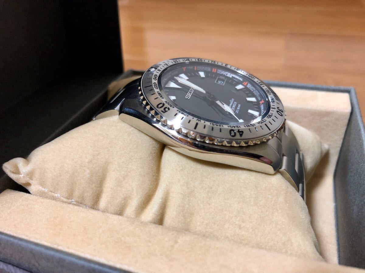 希少 廃盤 美品 セイコー メカニカル アルピニスト SARB059 6R15-01K0 