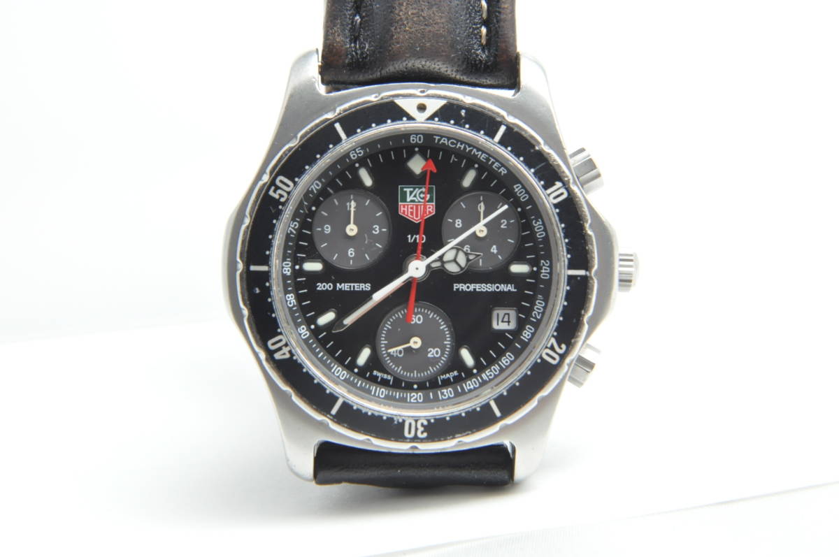 2417 TAG HEUER CE1112 Professional 200m タグホイヤー クロノグラフ 