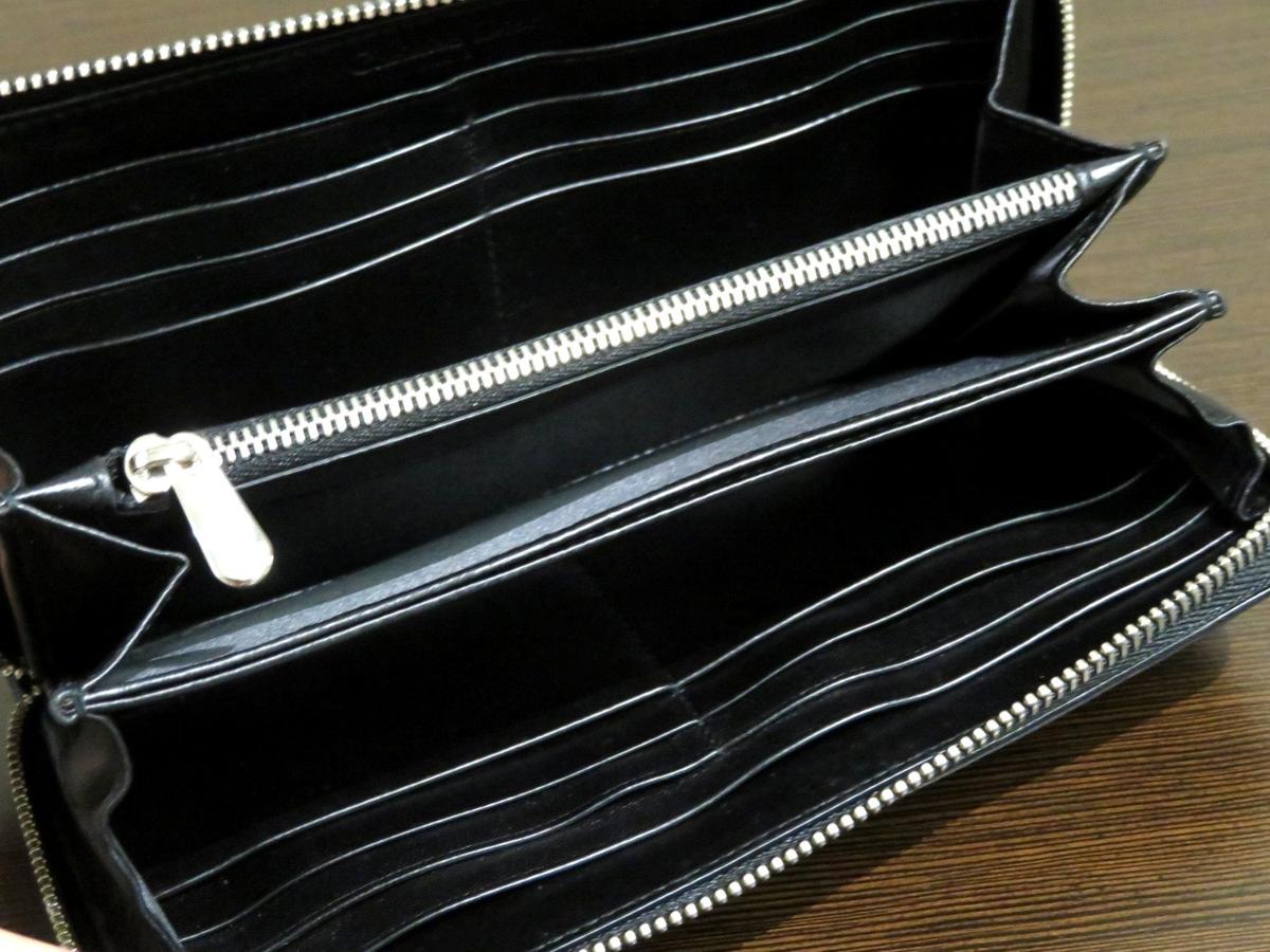 ディオール Christian Dior カナージュ ラウンドファスナー長財布