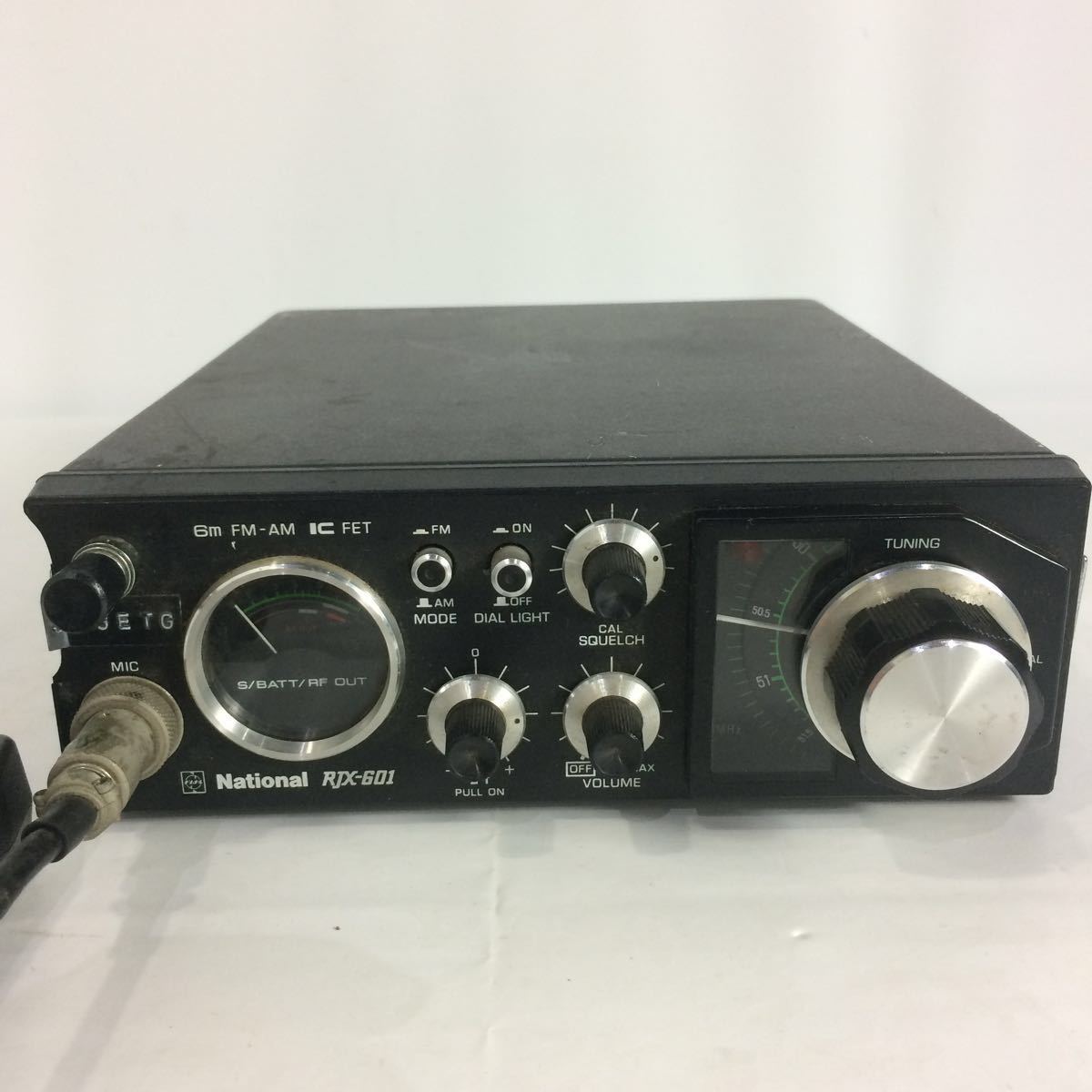 National ナショナル RJX-601 ◇3305 50MHz帯 FM&frasl;AM ★☆National RJX-601/FM-AM/無線機【ジャンク】☆★