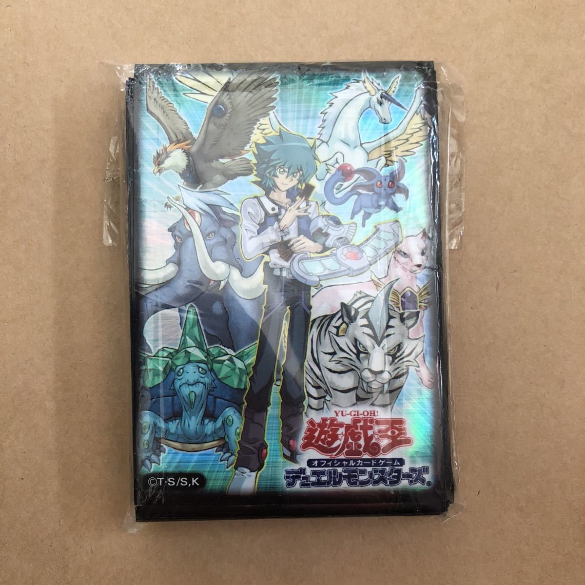 遊戯王 ヨハン スリーブ 宝玉獣 デュエリストカードプロテクター 開封 