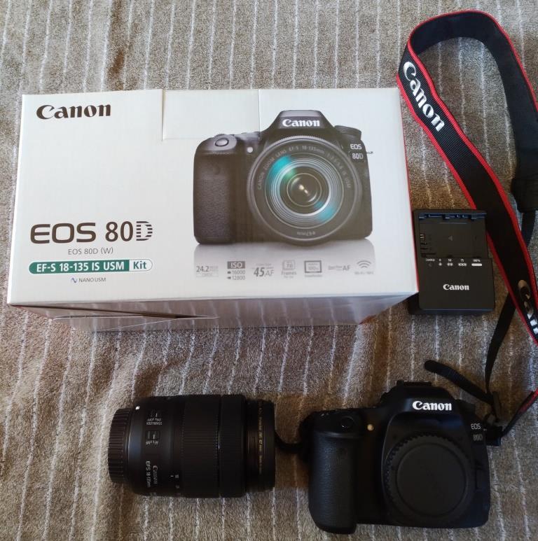 直送便 CANON EOS 80D EF-S 18-135 IS USM レンズキット 【公式通販】