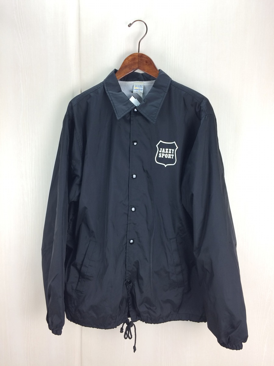 JAZZY SPORT/コーチジャケット/L/ナイロン/BLK 限定品 Jazzy Sport