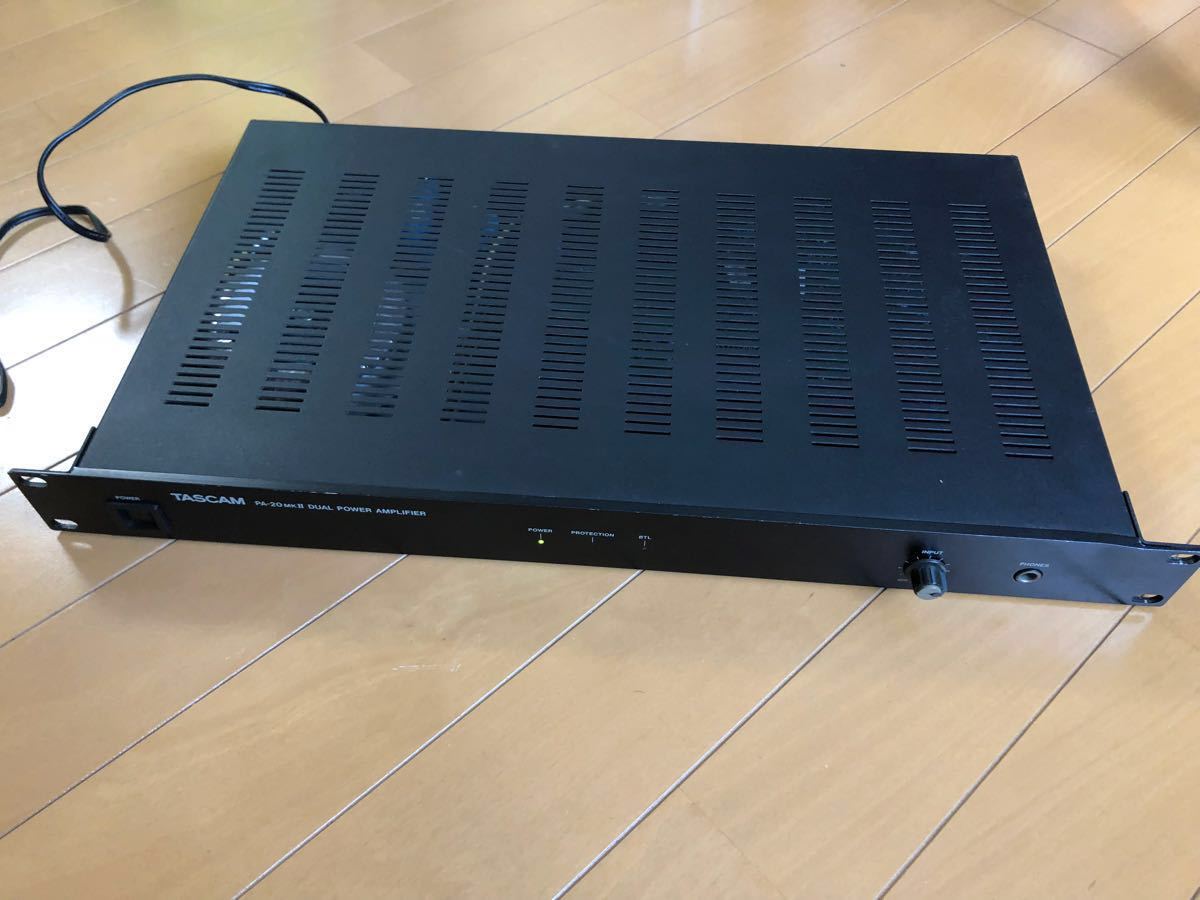 TASCAM PA-20 mk2 ステレオ パワーアンプ 【公式通販】