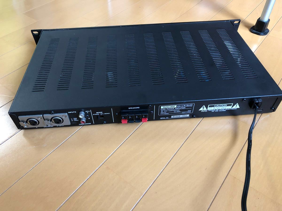 TASCAM PA-20 mk2 ステレオ パワーアンプ 【公式通販】