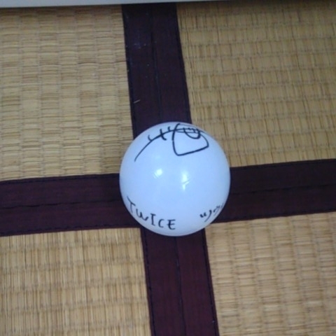 TWICE OFFICIAL TWICE ツウィサインボール TWICE 2ND TOUR'TWICELAND