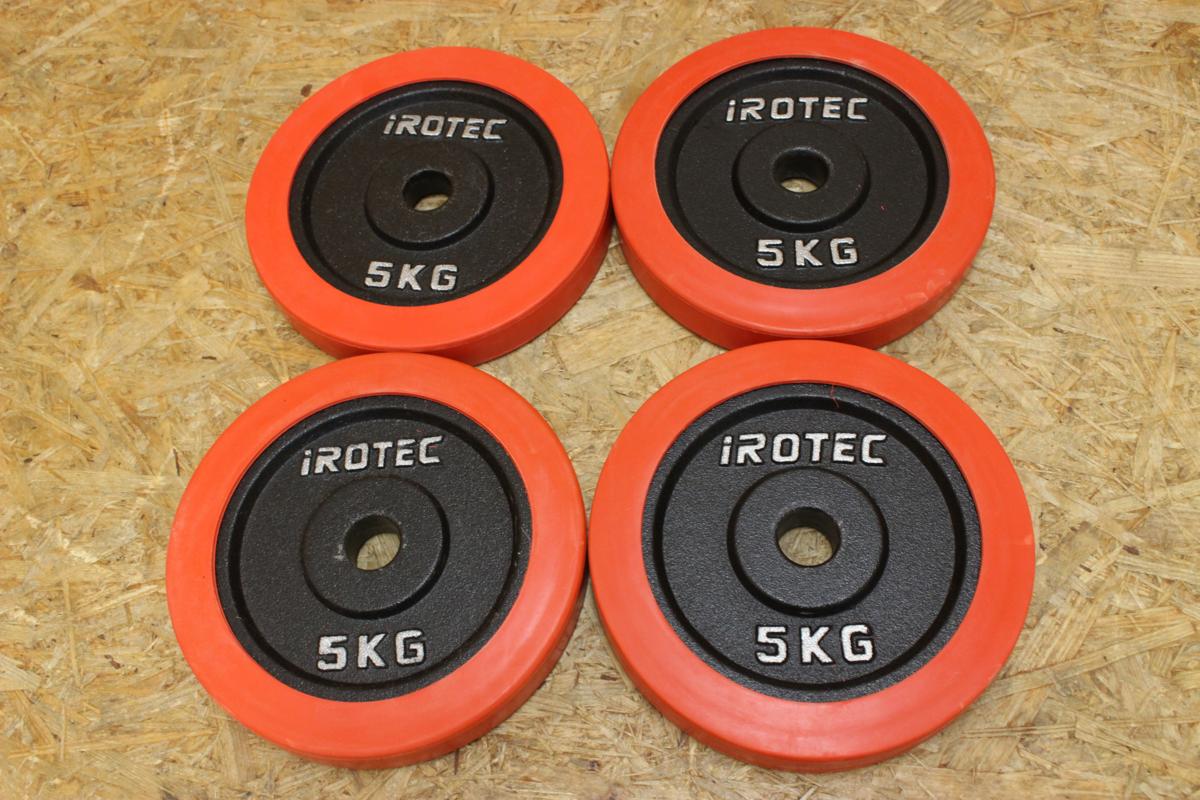 IROTEC アイロテック ラバープレート 20Kg×2枚 穴径28mm IROTEC