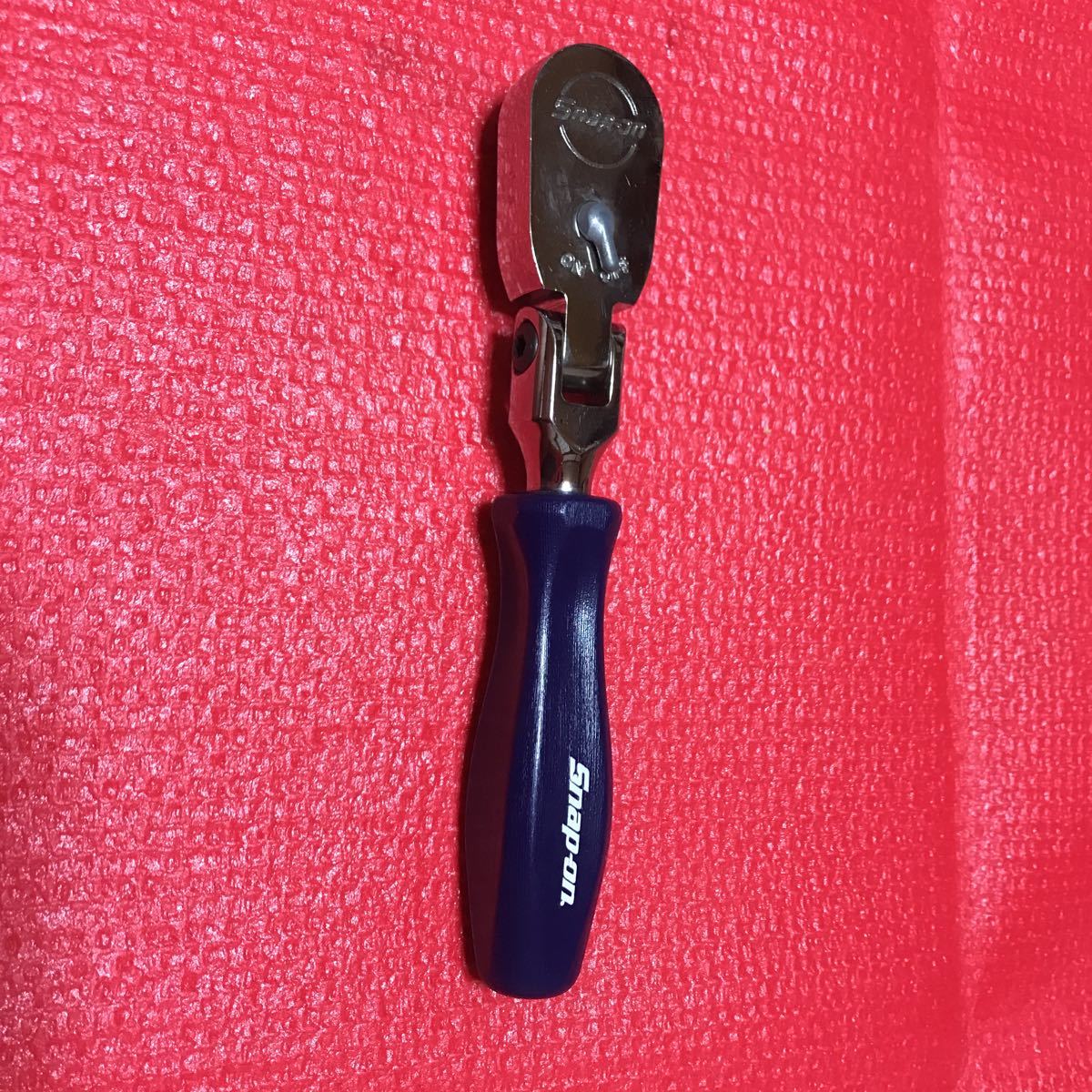 スナップオン ショートフレックスラチェット80ギア ブルー Snap-on
