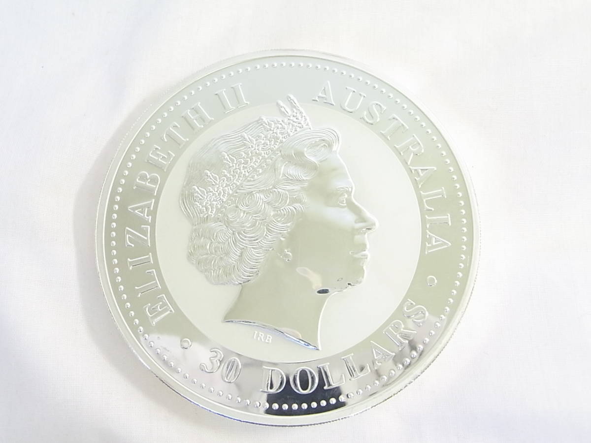 最終値下げ 銀貨 オーストラリア ワライカワセミ 1kg 2005年 30ドル