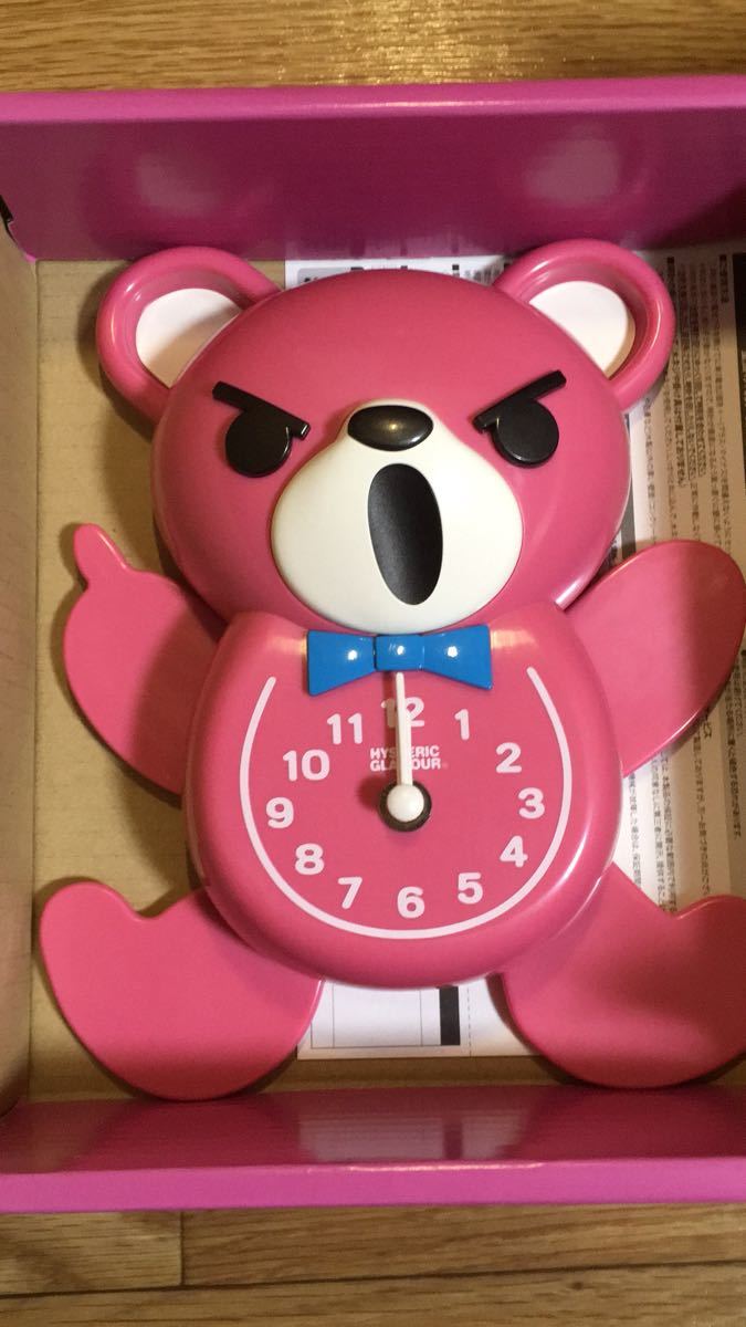 ヒステリックグラマー☆ 壁掛け時計☆ インテリア☆ノベルティ☆新品未