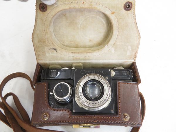 ZEISS IKON CONTAX Tessar 5cm F2.8 革ケース ドイツ製☆my 【公式通販】