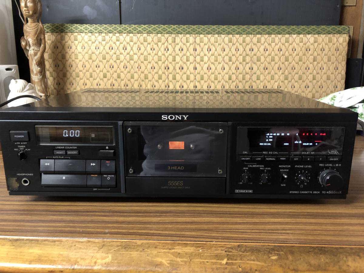 ソニー 3HEAD カセットデッキ TC-K555ESX