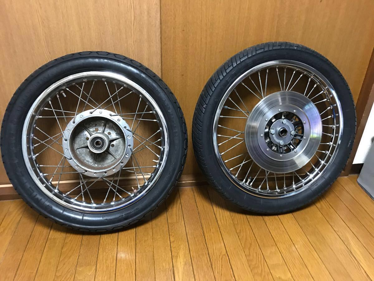 売切り！！ カワサキ Z650 ホイールセット 当時物！！ 【検索用】KZ650