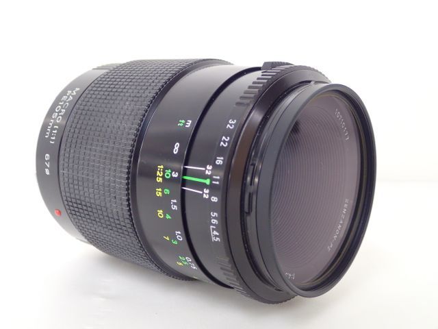 良品 ZENNZA BRONICA ZENZANON-PE MACRO 1:4.5 f=105mm マクロレンズ 