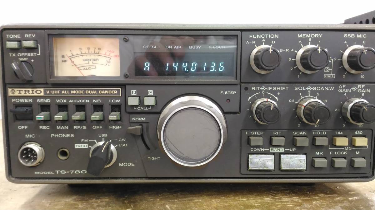 TS-780 TRIO ジャンク ALL MODE - トリオ メルカリ 無線機