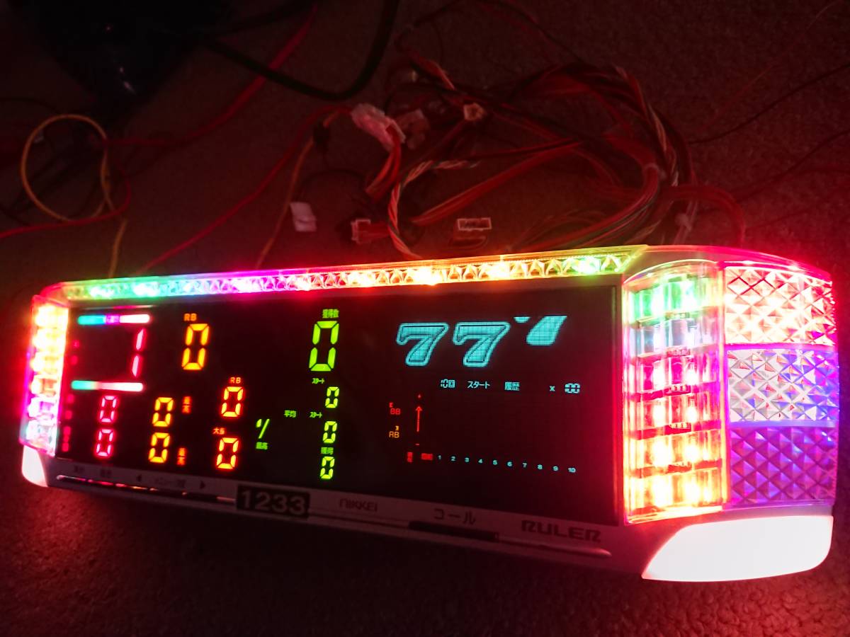3台セットニッケイルーラーパチスロ用データカウンター家庭用電源対応 