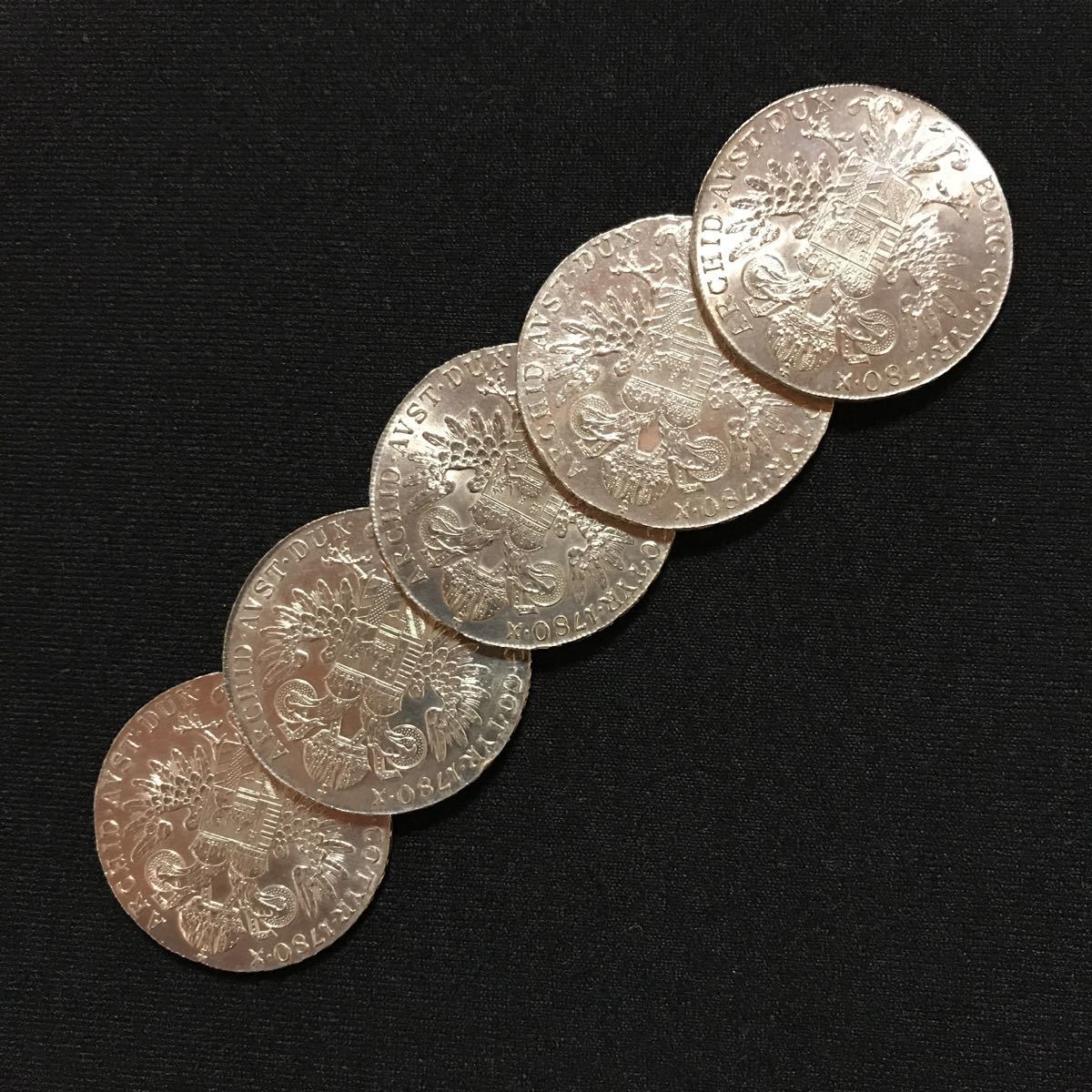 マリア・テレジア ターラー銀貨 リストライク 1780 銀貨