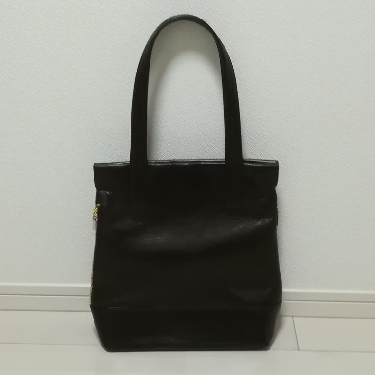 低価，高品質 アニアリ トートバッグ ダークブラウン レザー 牛革(トートバッグ)｜売買されたオークション情報、yahooの商品情報をアーカイブ公開 - オークファン トートバッグ