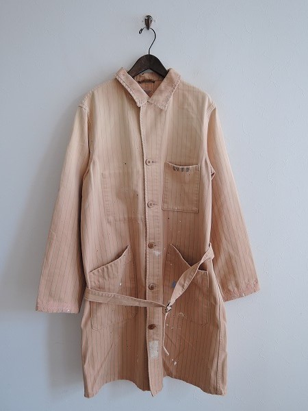  メンズ キャピタル KAPITAL ペイント加工ストライプコート L/3ロングジャケット綿アウターダメージ加工メンズ0918 01I81(男性用)｜売買されたオークション情報、yahooの商品情報をアーカイブ公開 男性用