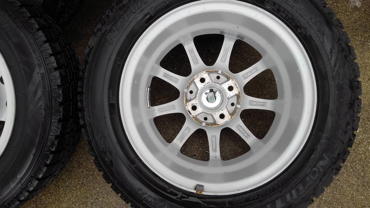 165/70R14 スタッドレスタイヤ アルミホイール付き 1円スタート